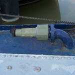 Achterdek stuurboord roestig