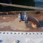 Achterdek stuurboord ontroest