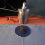 Achterdek in de menie