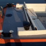 Achterdek in de menie