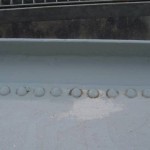 Gangboord achter in de zinkstofverf