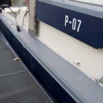 Gangboord in de zinkstofverf