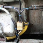 Bedrading motorruimte