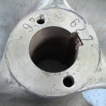 Naaf van de nieuwe schroef