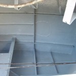 Achterpiek in de lak bakboord