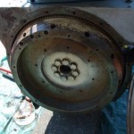 Nieuw vliegwiel op de motor