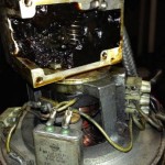 Brandstofpomp van standkachel