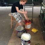 Thijs Schaminee is de coating aan het roeren.