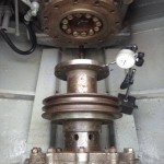 Afwijking van 0,8 mm door beschadigde flens.