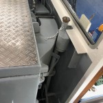 Na het schilderen met nieuwe beugels