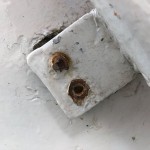 Bevestiging van railing achter