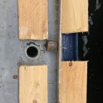 Dop van de zwemtrap zat goed vast!