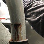 Koelleiding bij motor lek