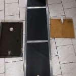 Nieuwe vloerluiken met de oude erlangs